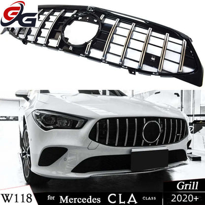 Car Panamericana Front Bumper Grille Racing Grills for Mercedes 2020+ CLA Class Coupe C118 X118 CLA 200 CLA 250 CLA 35 AMG