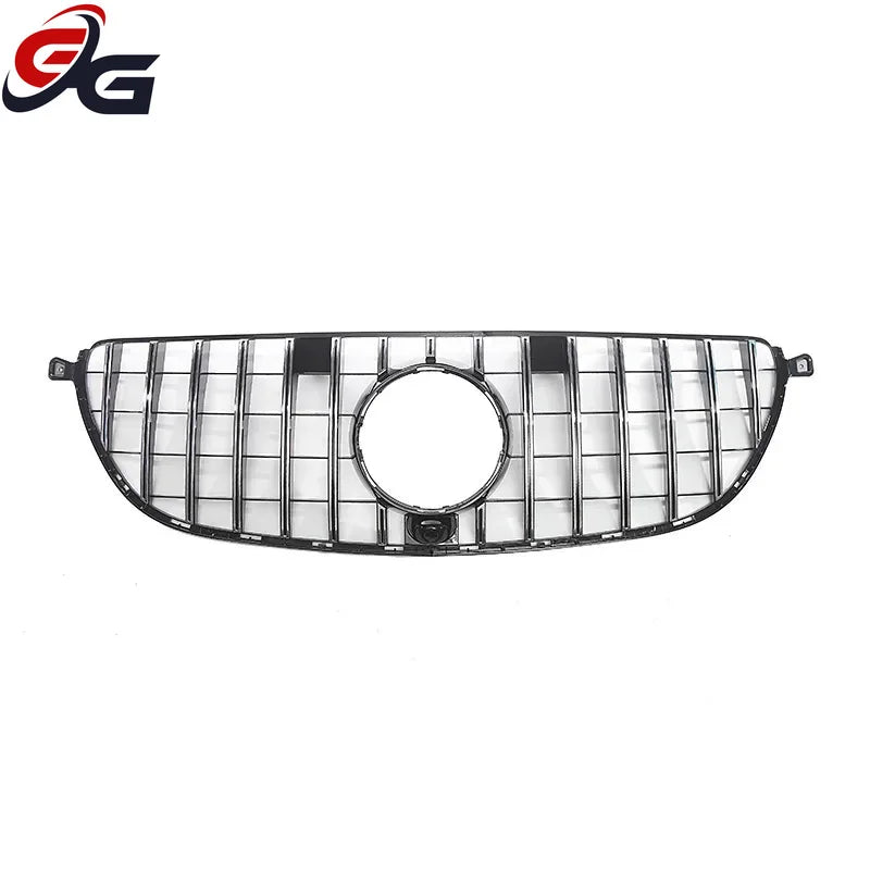 GT Style Front Bumper Grille Grill for Mercedes Benz Real GLE 63 AMG 2016-2019  Racing Grills Styling Car Accessories