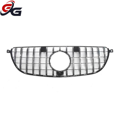 GT Style Front Bumper Grille Grill for Mercedes Benz Real GLE 63 AMG 2016-2019  Racing Grills Styling Car Accessories