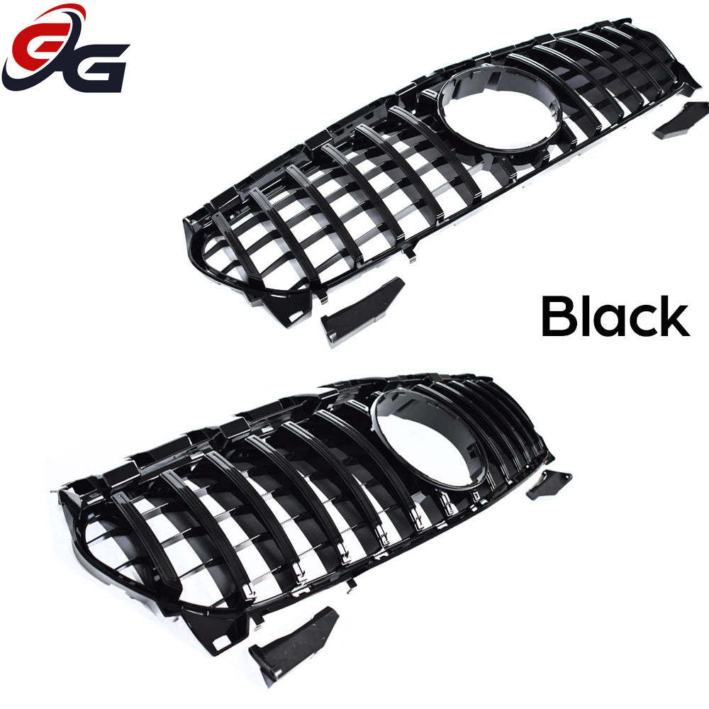 W117 Front Bumper Racing Grill Replacment for Mercedes Benz CLA Class 4-Door Coupe C117 & 5-Door Shooting Brake 2013-2018 CLA 45