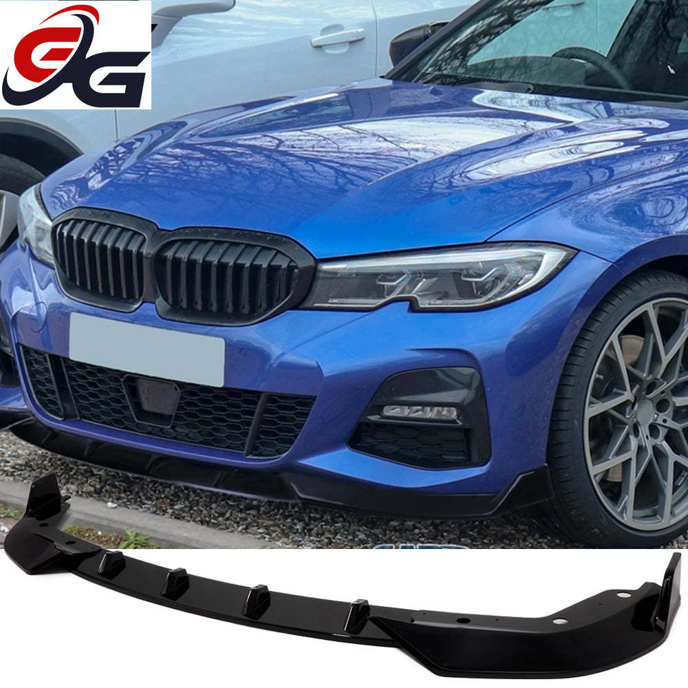 G20 M2C-look Black Bumper Lip Chin Spoiler for BMW G21 3-series 2019 - 2021 M340i 335d 330i 320i M Sport Bumper Only