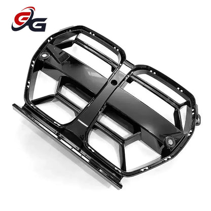 New Design ABS Glossy Black Replacement Front Bumper Grille for BMW M3/M4 G80/G82 CS Style 2021+ Racing Grill Car Styling