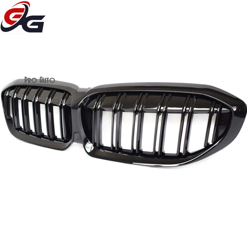 Car Front Numper Kidney Grilles Racing Grill for BMW 2019 - 2024 3 Series G20 4-Door Sedan G21 5-Door Estate 320i 325i 330d 335d