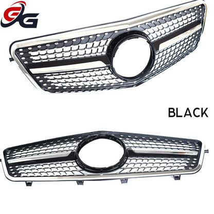 Diamond Grill Front Bumper Grille for Mercedes E Class Sedan W212 Tourer S212 2010 - 2013 E200 E300 E250 Not for E63 Car Grills