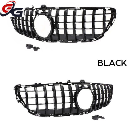 Front Bumper GT Grille suitable for Mercedes CLS Class W218 X218 2015 - 2017 CLS 400 CLS 350 CLS 500 Black Silver Racing Grill