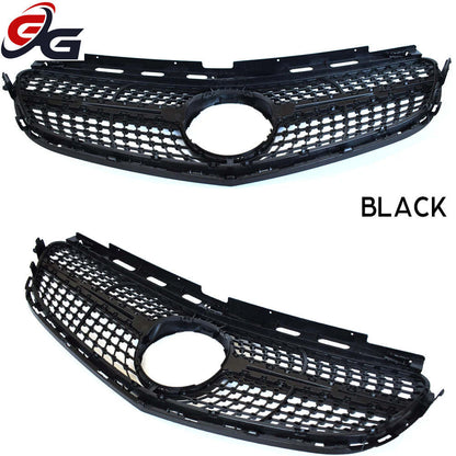 W212 Front Bumper Racing Grille Diamond for Mercedes E Class 4-Door Saloon 5-Door All-Terrain S212 2014-2016 E200 E250 E300 E400