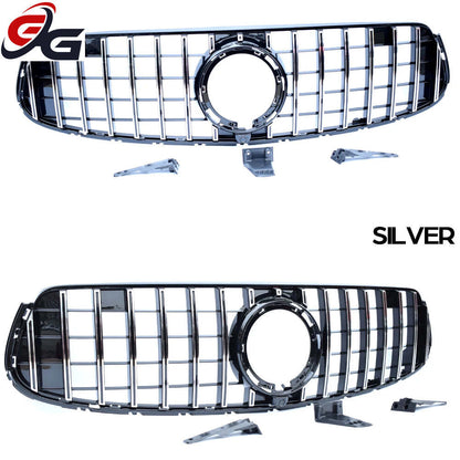 W253 Car Racing Gt Grill for GLC Class X253 C253 Coupe 2020-2022 GLC 250 GLC300 GLC43 Front Bumper Grille Radiator Replacement