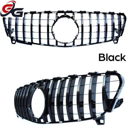 W176  Front GTR Racing Grille Facelift  for 2016-2018 Mercedes A Class Hatchback A180 A200 A220 A250  Car Grills