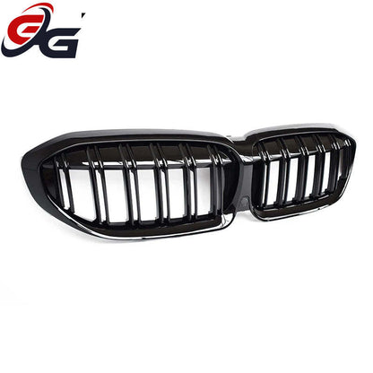 Gloss Black Front Bumper Grill Kidney Radiator Grille for BMW 2019 - 2021 G20 3-series Sedan, G21 Estate (Not Fit for G80 M3)