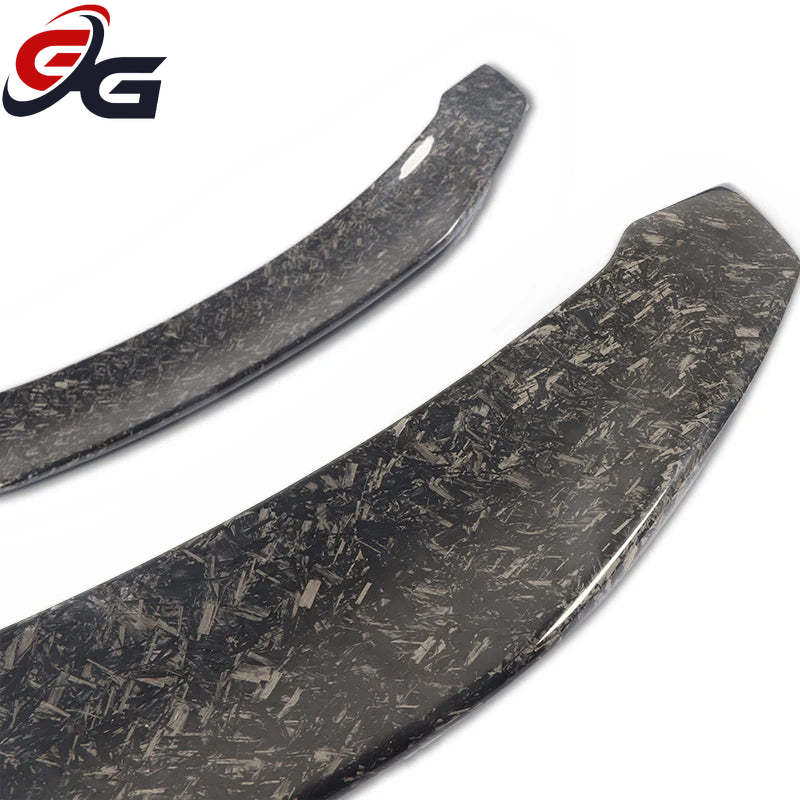 Forged Carbon Fiber Chopped Carbon Rear Deck Spoiler Boot Wing for 2015 - 2019 BMW X6 F16 X6M F86