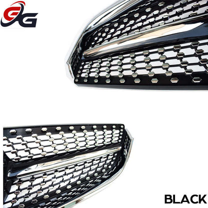 W207 Diamond Front Bumper Grille for Mercedes Benz E Class 2-Door Coupe C207 A207 2010-2013 E250 E300 E350 Grill Without Emblem