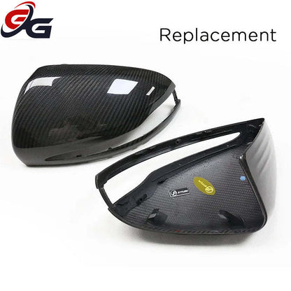 Car Dry Carbon Side Rearview Mirror Cover Trim for Mercedes B W247 C W205 E W213 W238 CLS C257 S W222 GLA H247 GLB X247 GLC W253