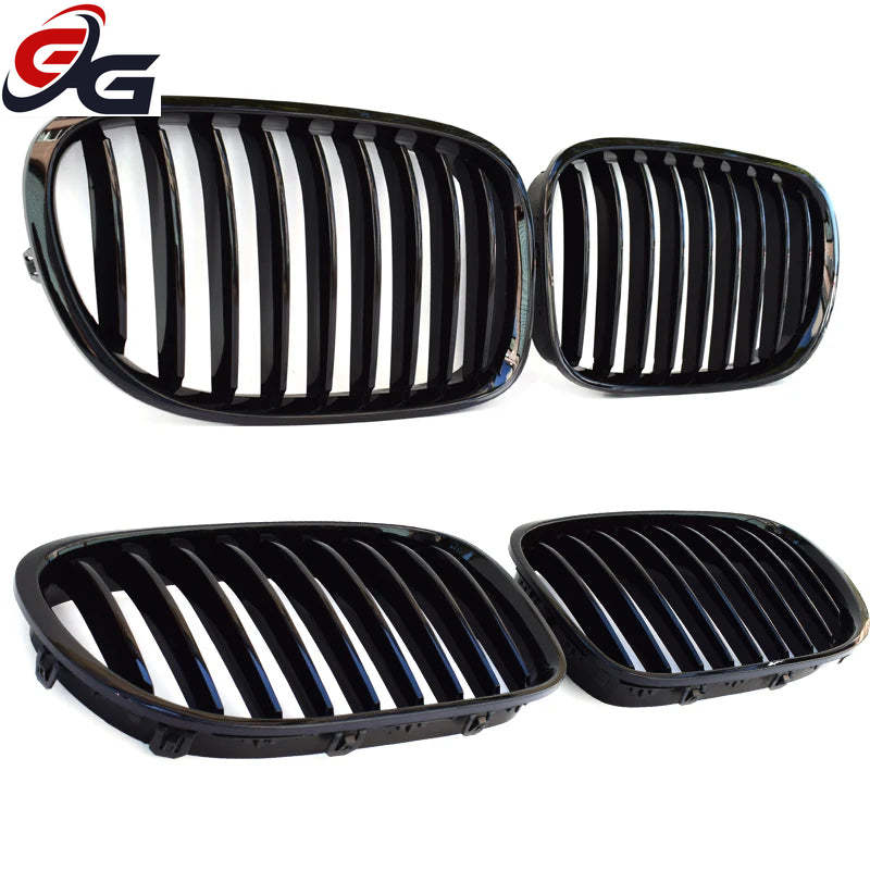 Car Grilles Front Bumper Kidney Grill Mesh for BMW 7 Series F01 F02 F03 F04 730Li 740Li 750Li 760Li 2009 - 2015 Black Grille