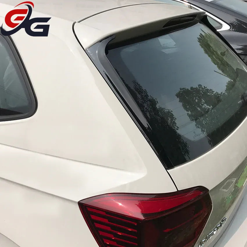 2 Pcs Glossy Black Applicable for Volkswagen VW Polo 2019+ Side Wing Tail Spoiler Exterior Decoration Sticker Car Accessories