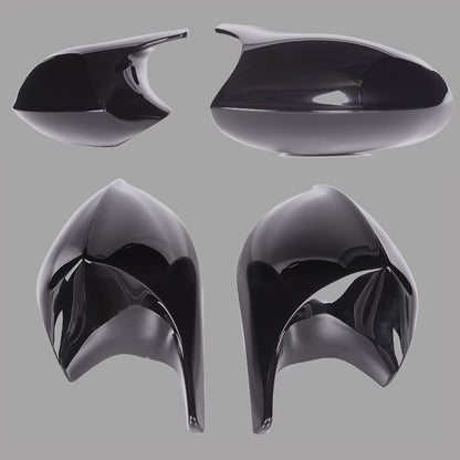 Paino Black Replacement Door Mirror Caps for Pre-faclifted E8X (E87 E81 E82 E88) E9X (E90 E91 E92 E93) 1 3 Series