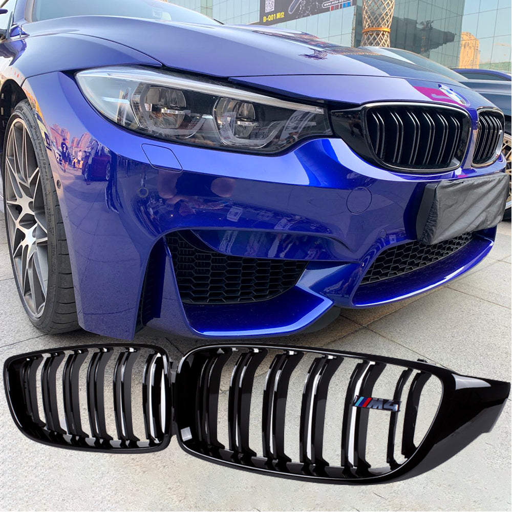 Black Grille for BMW 2013 - 2019 4 Series Coupe (F32) Cabriolet (F33) Gran Coupe (F36) M4 Coupe (F82) M4 Convertible (F83) M3 F80