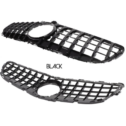 Black Silver Replacement Front Bumper GTR Grille For Mercedes CLS Class X218 Shooing Brake C218 Coupe 2015 - 2017 & CLS63 AMG